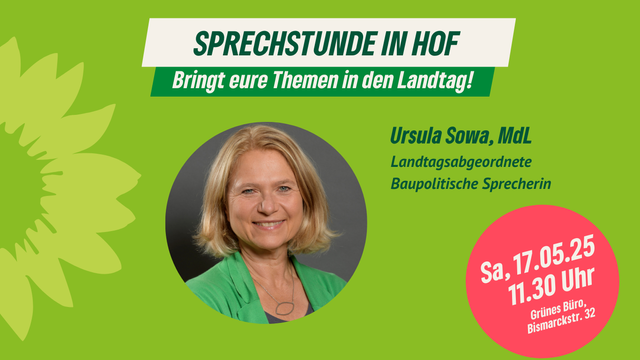 Sprechstunde in Hof a.d. Saale
