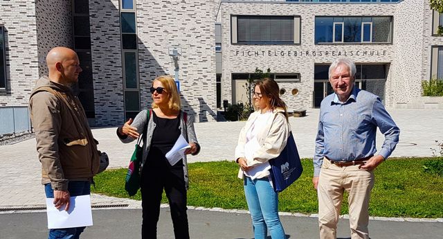 Station 3 meiner Schulbautour: Innovatives Campuskonzept in Marktredwitz